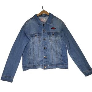 Stonewall Riots New York 1969 Denim Jacket Heart Lip Patch Women's M